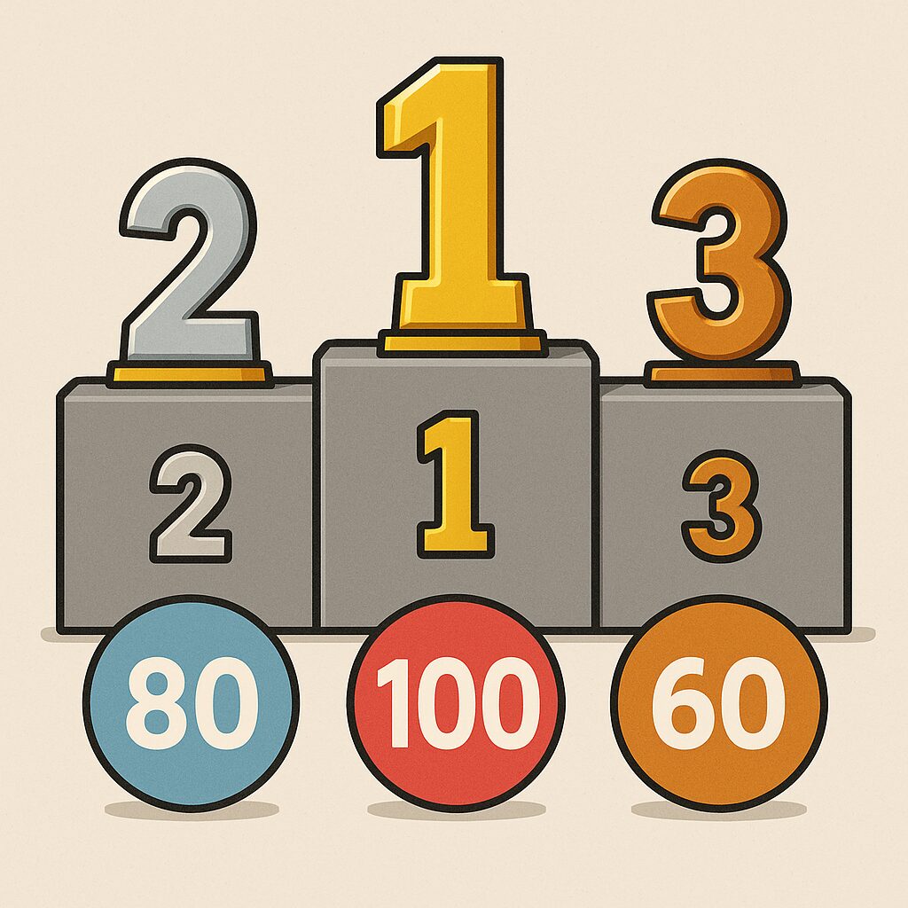 ランキングのポイント